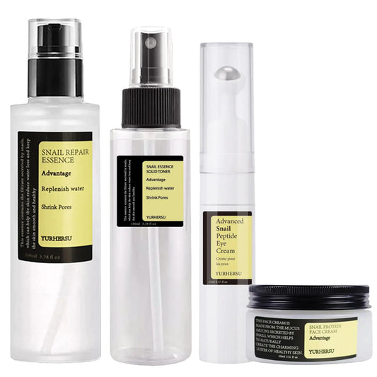 Snail Mucin 4-Piece Skincare Hydration Kit