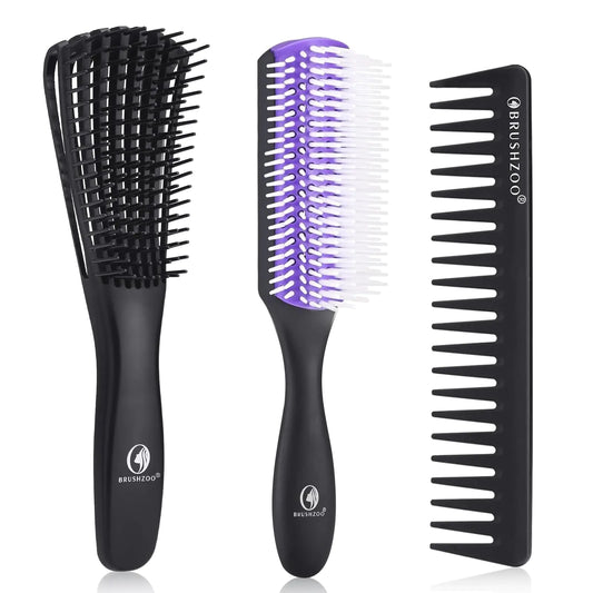 BRUSHZOO Ultimate Curly Hair Detangling Kit