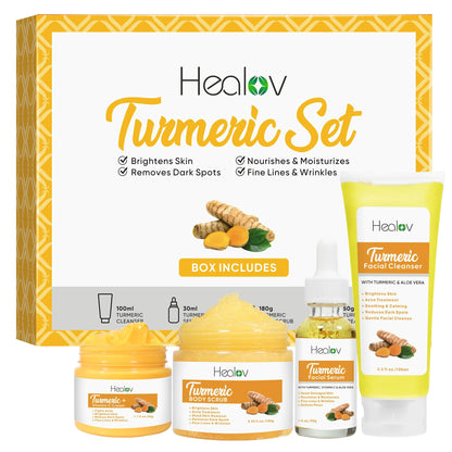 Turmeric Total Skincare Kit - Brightening & Acne Control