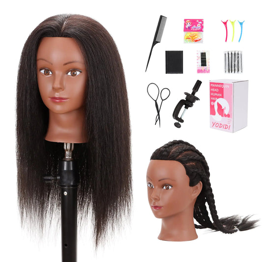 REALHAIR Pro Mannequin with Styling Kit (16 Inch)
