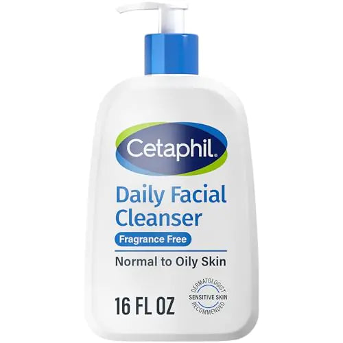 Cetaphil Gentle Daily Cleanser for Sensitive Skin 16 Oz