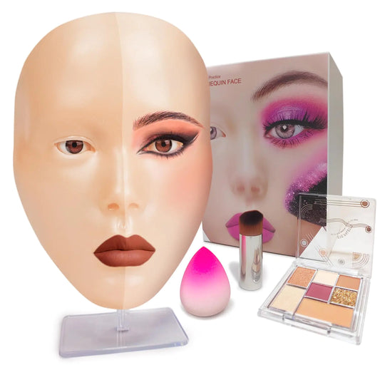 Silicone Makeup Mannequin Head for Beginners