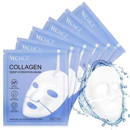 Collagen Overnight Facial Rejuvenator Mask 4pc