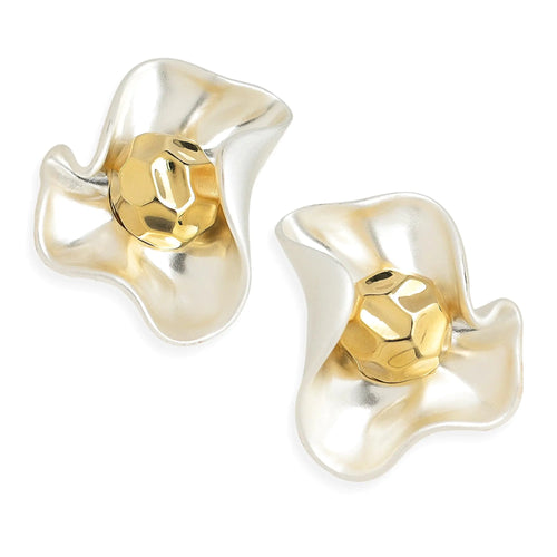 Frigotine Bold Gold Floret Studs