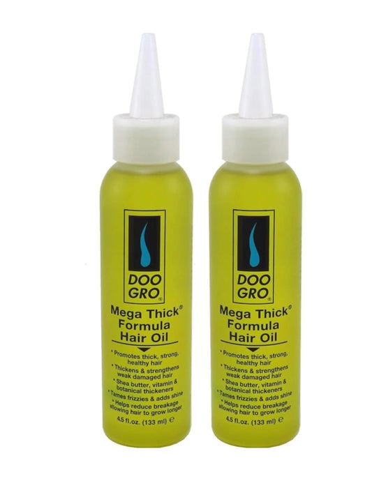 DOO GRO Mega Thick Hair Oil 4.5 oz (Pack of 2)