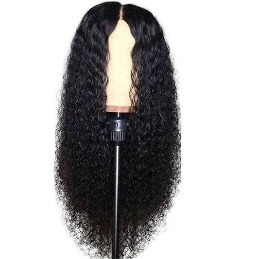 Brazilian Curly Lace Front Wig Women's Long Wavy Hair 2023