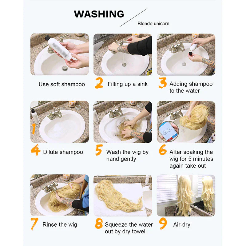 Brazilian Curly Lace Front Wig Women's Long Wavy Hair 2023