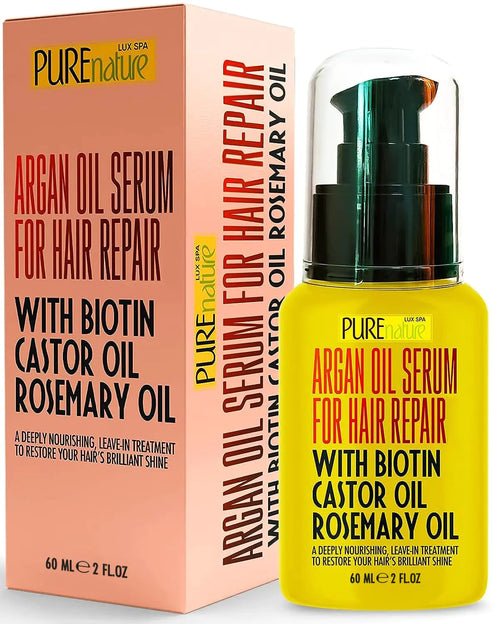 Argan Oil Shine Serum - Ultimate Frizz Control & Heat Defense