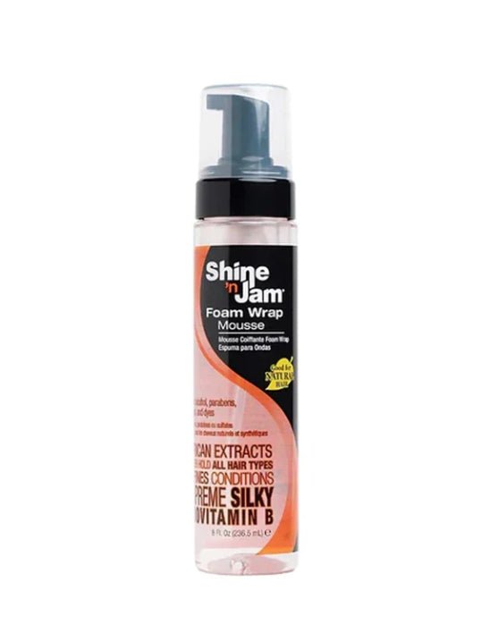 AMPRO SHINE'N JAM FOAM WRAP MOUSSE 8OZ