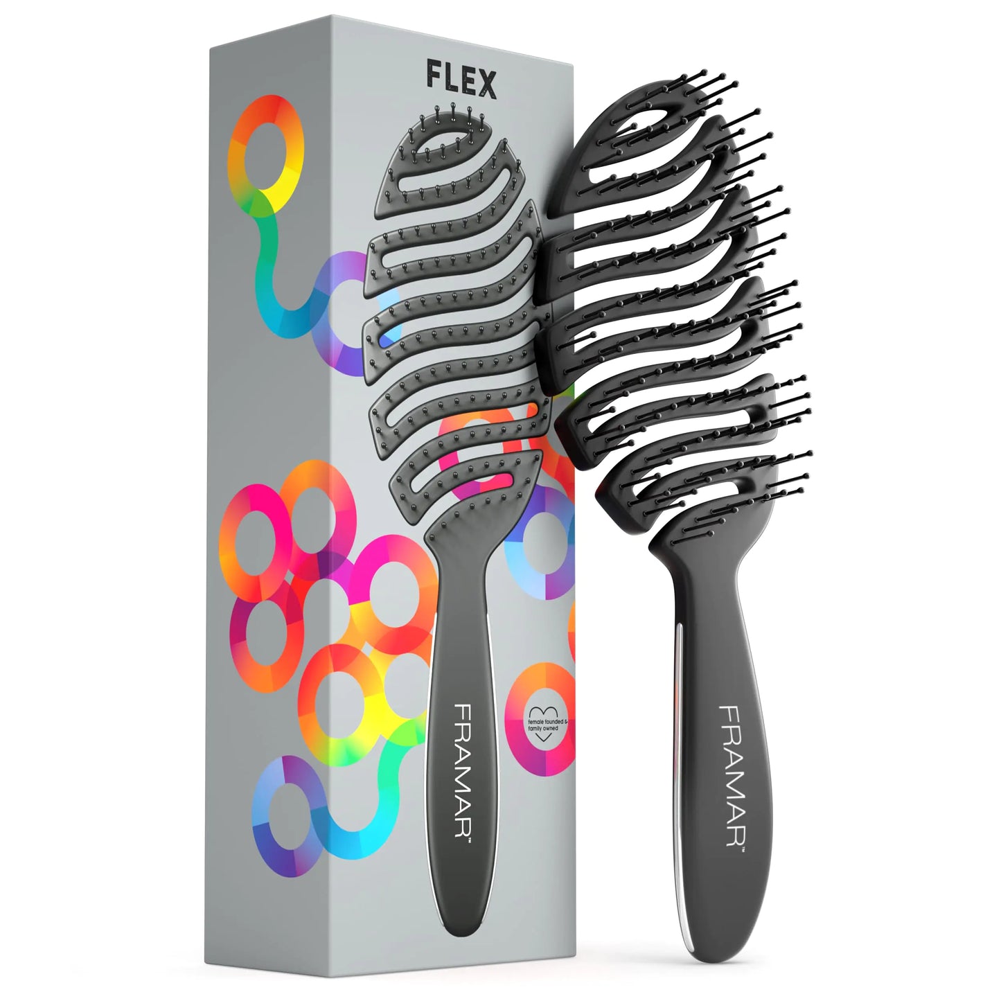 CurlyFlex Vent Detangler Brush