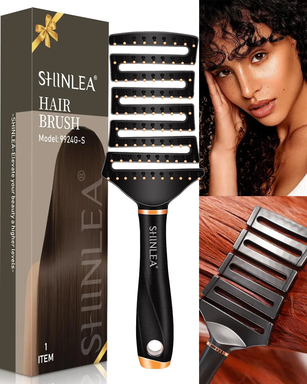 Curly Hair Detangler Brush
