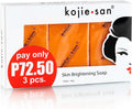 KOJIE SAN SKIN LIGHTENING KOJIC ACID SOAP 3PK (65G)