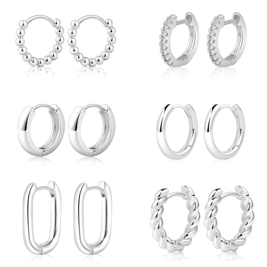 Twistella Gold & Silver Hoops