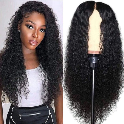 Brazilian Curly Lace Front Wig Women's Long Wavy Hair 2023