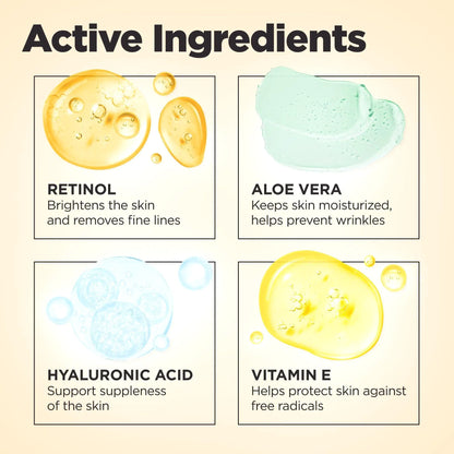 RETINOL Snail Mucin Moisturizer Cream for Day and Night (For Dry & Sensitive Skin)