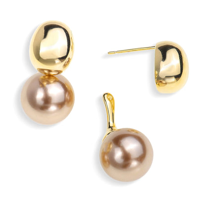 Sonateomber Pearl Elegance Dangle Earrings