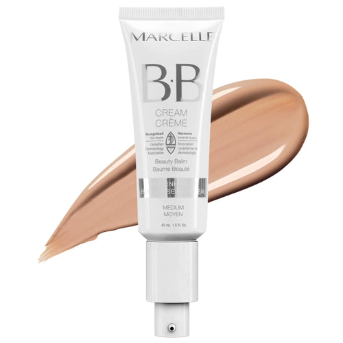 Marcelle BB Cream Beauty Balm Medium - Hypoallergenic, Fragrance-Free 1.5oz